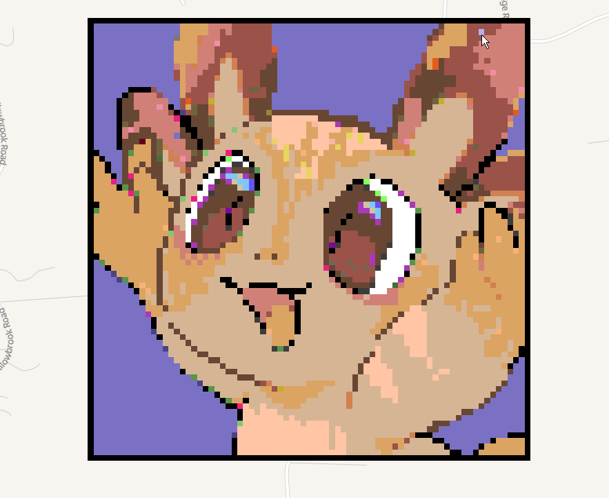 someone drew my previous discord pfp in wplace i did not expect this and im pogging