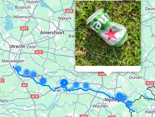 Lekjutter's tweet image. Maandag 29 september: Fietstocht 166 Km (Vianen - Kranenburg -Vianen)
#statiegeld € 3,90 #Pfand € 0,25