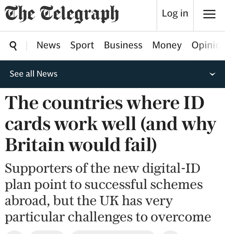 One particular challenge being that we see digital ID for what it is, total control over your entire life.