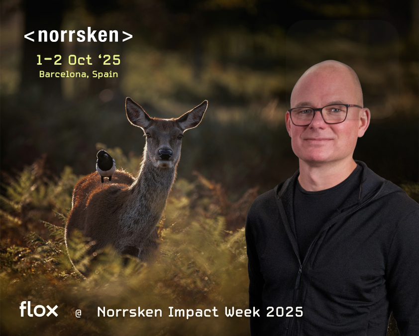 FloxWildlife's tweet image. Our Co-Founder &amp;amp; CTO Tomas is at @Norrsken #ImpactWeek in Barcelona 🌍

Chat with him about how Flox uses wildlife intelligence - AI that listens, learns &amp;amp; speaks with wild animals. 🦌

#AIforNature #Flox