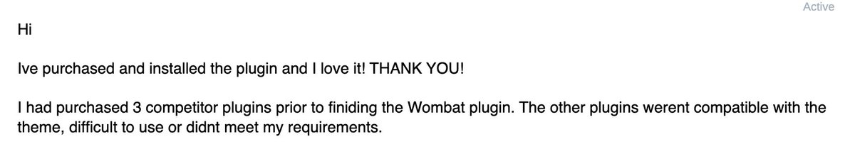 Once you go Wombat, you never go back.😁 This feels so good to hear, I won't lie!