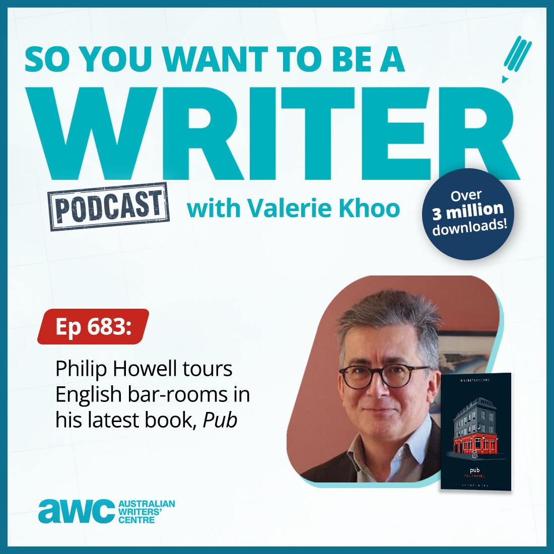 Writing Podcast Episode 683: Philip Howell tours English bar-rooms in his latest book, ‘Pub’

Listen to this episode of the ‘So You Want To Be A Writer’ podcast: writerscentre.com.au/blog/ep-683/