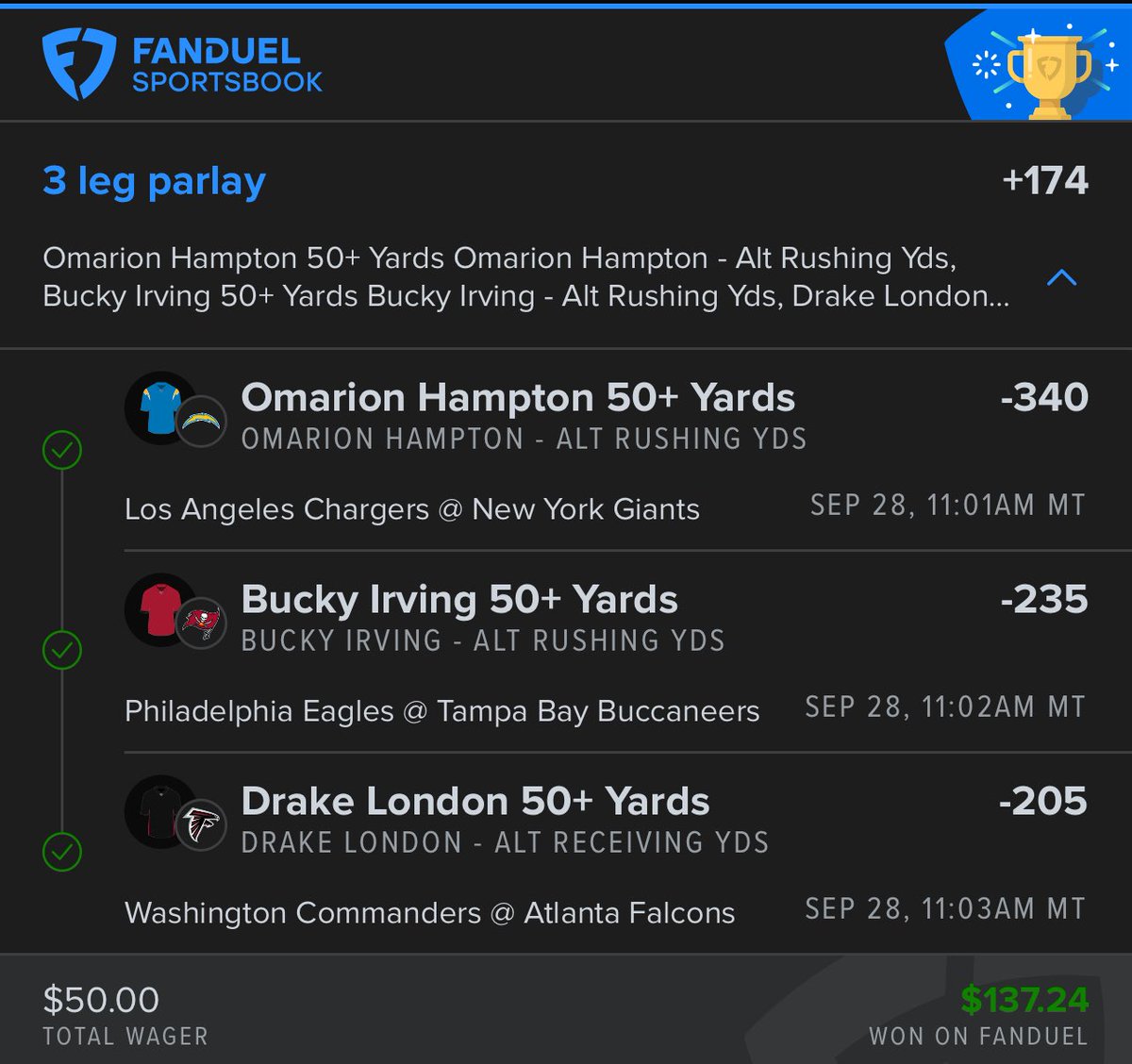 aceoboogie's tweet image. @CodyBrownBets 🐐🔥