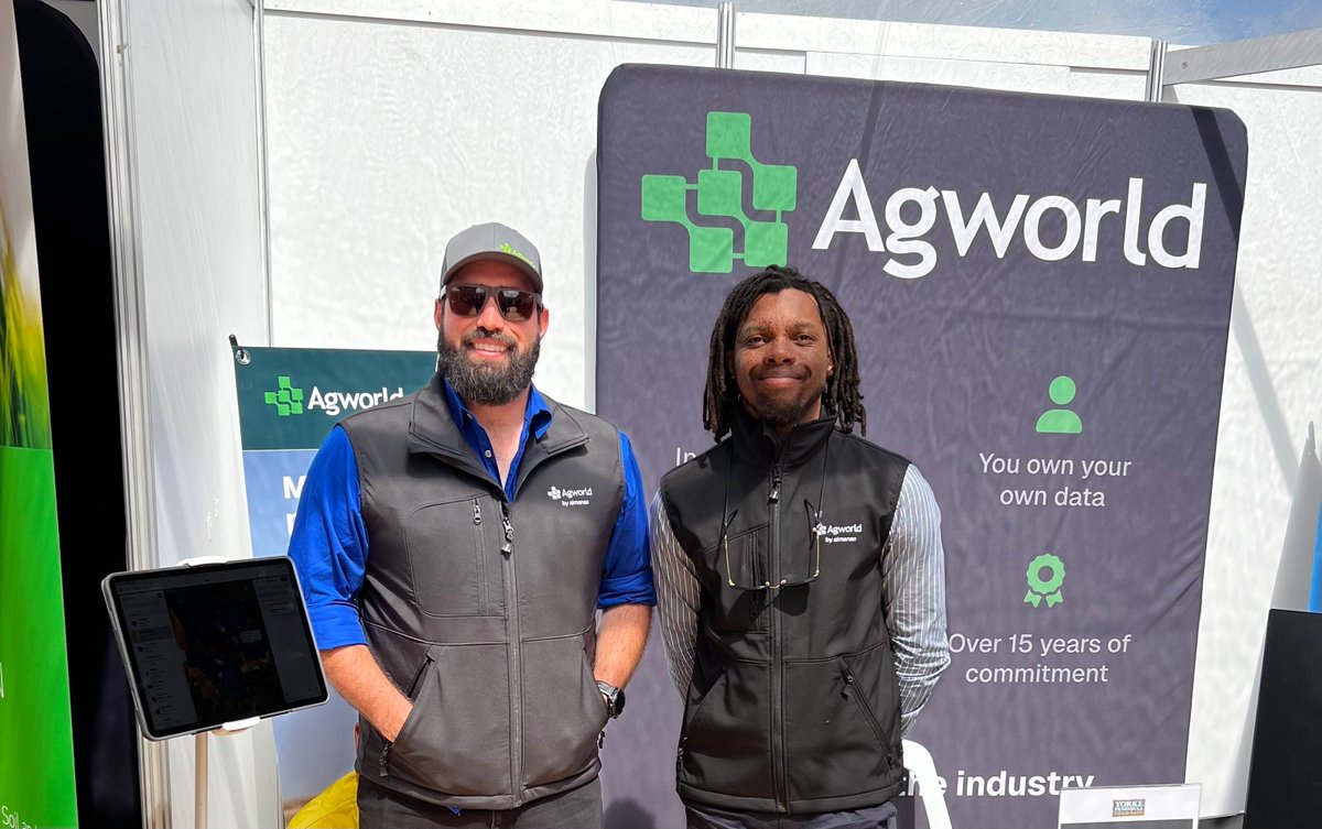 Agworld's tweet photo. The team is at the Yorke Peninsula Field Days in Paskeville, SA today! Be sure to stop by the YP Ag booth where you can find Agworld. 

#ypfielddays #ypag #agworld https://t.co/Gsyj8IMsMS