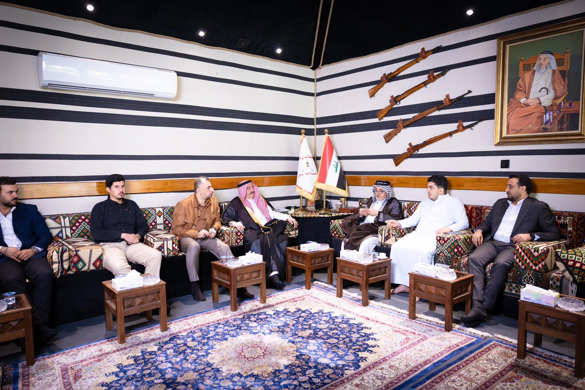 tl963's tweet photo. دعوة من قبل سعادة الفريق حسين فالح عزيز "الشيخ ابو زينب اللامي"لشيخ فيصل الحروش الجربا
 بحضور شيوخ ال غزي و الدكتور فادي الشمري https://t.co/ZIazxig5wF