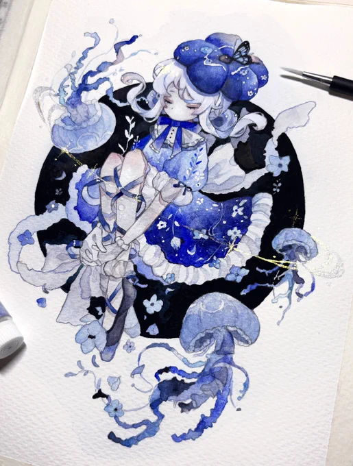 ✤お知らせ✤ ギャラリーカフェ テオ様の企画展 『アルテマギア』のメインビジュアルを担当させていただきました 会期 | 10/18(土)〜11/5(水) ※最終日18時まで ( メインビジュアルに使用された原画を展示いたします どうぞよろしくお願いいたします!