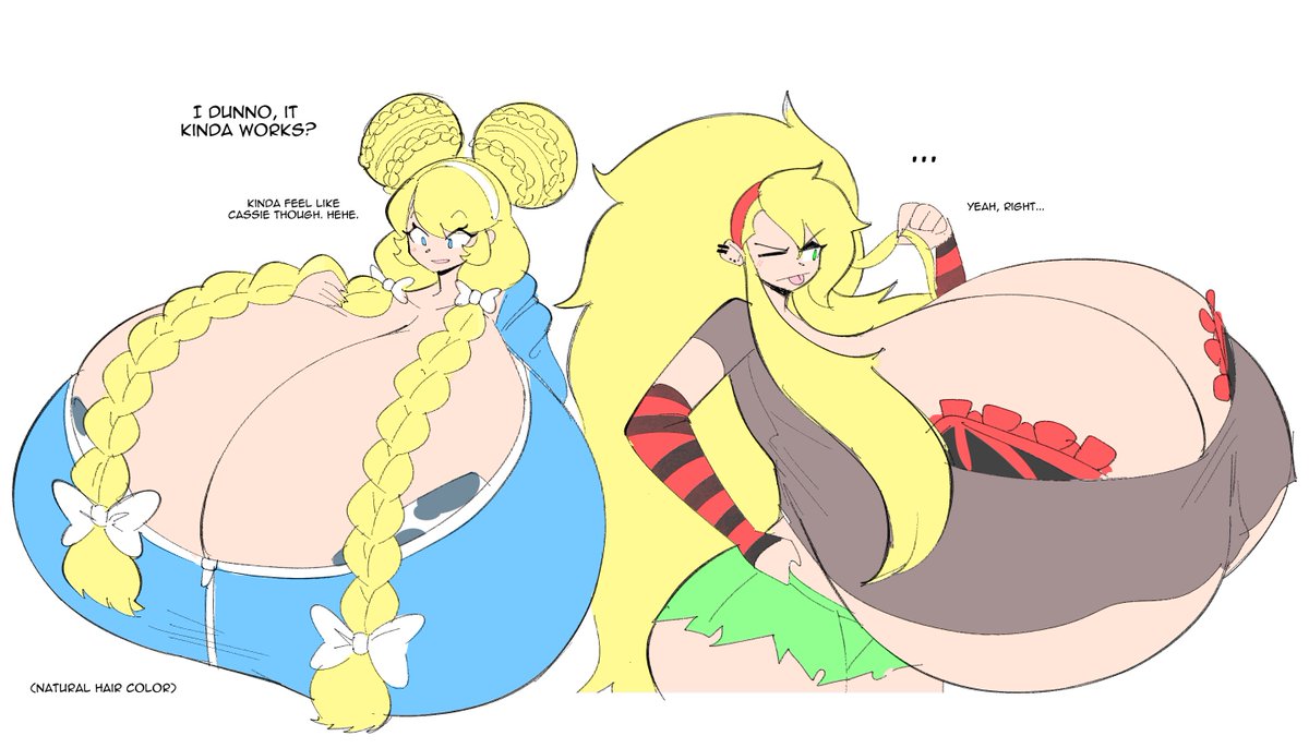 Bella and Valerie, -1 hair dye