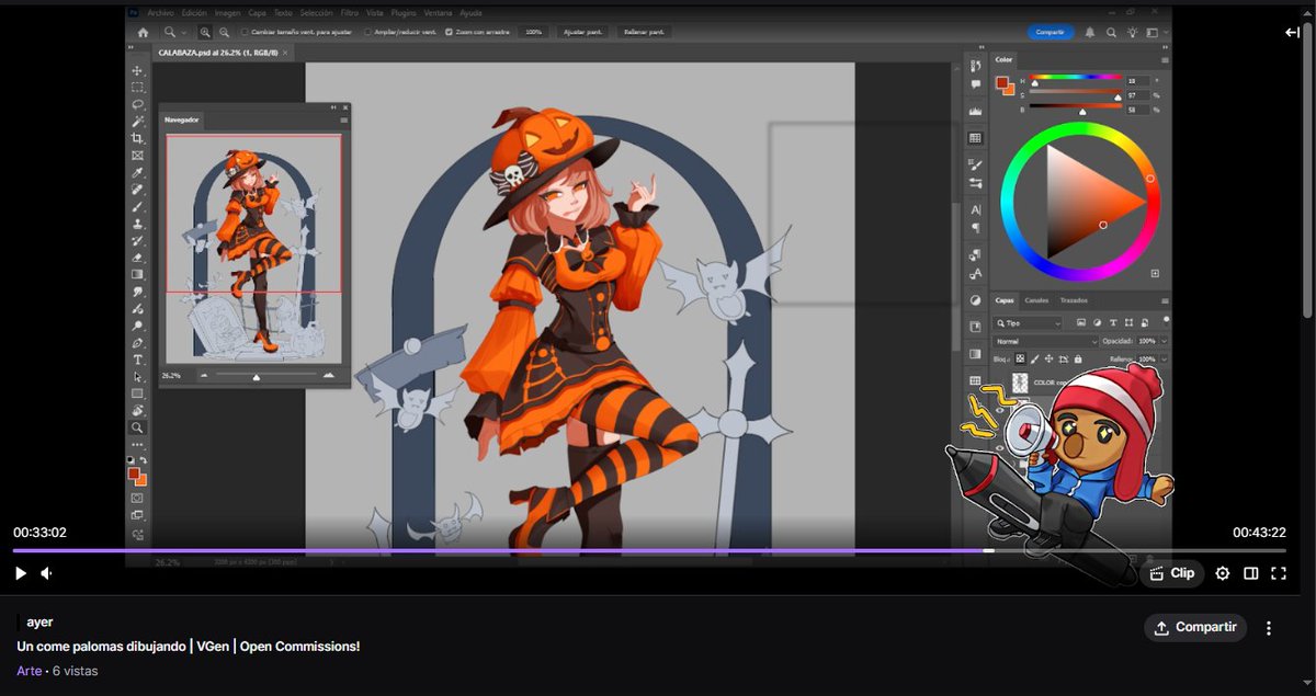 New drawing for Halloween 🎃🧙‍♀️
twitch.tv/harlayer