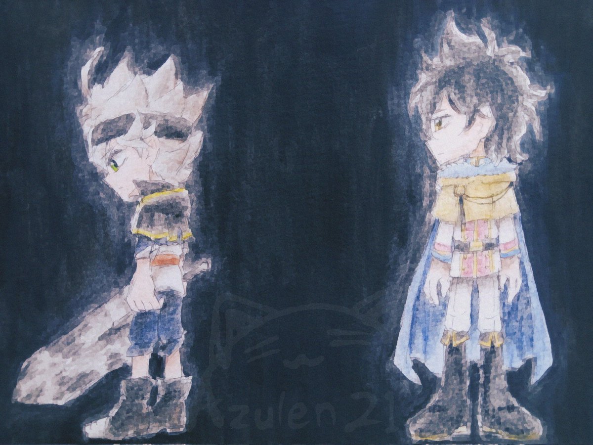 Azulen21's tweet photo. day 1 (scene from ending 9)
#ynasweek #yunoasta #ユノアス https://t.co/R68qfef2mE