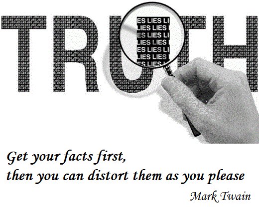 While facts are facts... everyone can have a different opinion

Just don't confuse the two