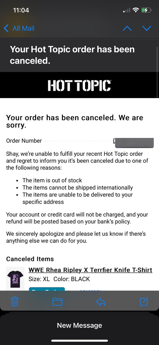 What the fuck was the point of a pre order?! “Out of stock” yet I ordered these specifically the day they got released like almost a month ago. And the day that the estimated shipping was for? <a href="/HotTopic/">Hot Topic</a> this is whack.