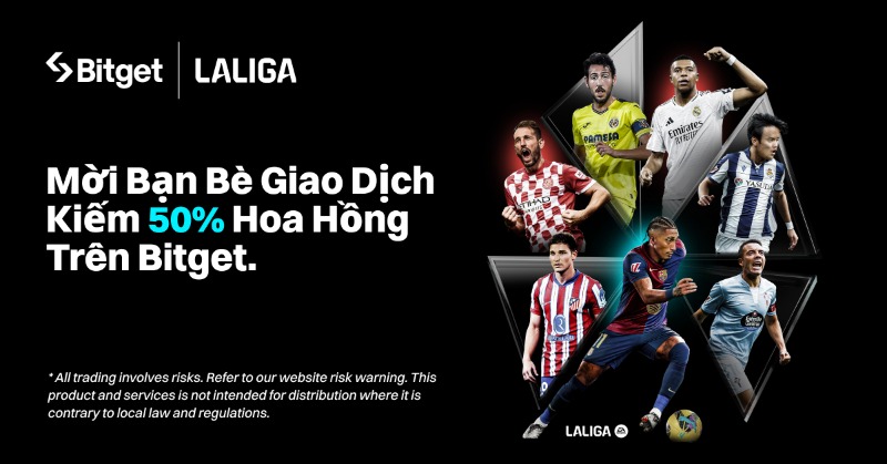 bitgetvietnam's tweet photo. Trở thành Bitget Affiliate! Nhận đến 50% hoa hồng giao dịch spot và futures.

Tham gia chương trình affiliate chỉ trong một phút và bắt đầu kiếm hoa hồng dễ dàng.