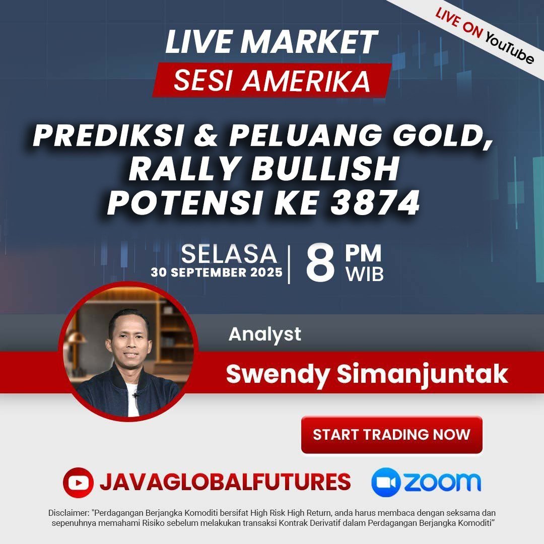 JavaFutures's tweet image. Halo Sobat Traders,

Mari Join Event Live Market Sesi Amerika : 

Prediksi &amp;amp; Peluang Gold, Rally Bullish Potensi Ke 3874

Yuk daftar Live Market Sesi Amerika disini 
bit.ly/LiveMarketJAVA

#livemarket #TradingSignals