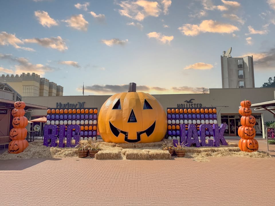 citadel_outlets's tweet image. Big Jack, Citadel Outlets' World's Biggest Pumpkin, will only be here through the end of Halloween!  Don't miss your chance to take photos with our massive pumpkin and our fun photo ops. 🎃
