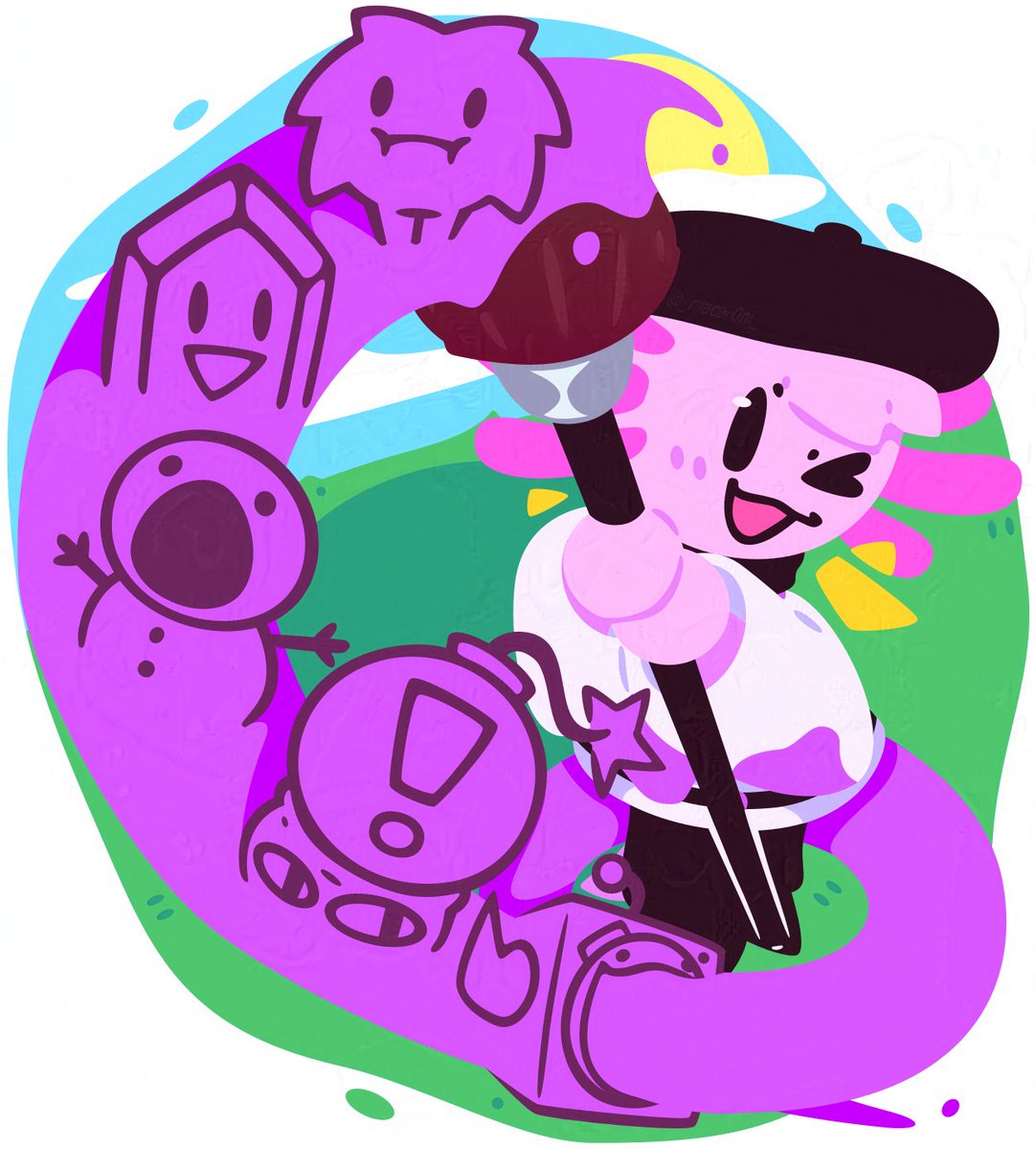 I'm lowkey coping with the fact I don't have to money to buy the Stella plush so I drew her!

#towerheroes #artwork #Roblox #robloxart