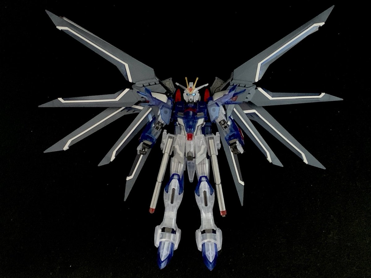 HG 1/144 ライジングフリーダムガンダム（クリアカラー）

劇場版公開記念パッケージ 

素組み、ゲート処理ニッパー&amp;カッター、付属シール

#ガンプラ #ガンダム #プラモ #素組 #初心者 #模活 #ガンプラ好きと繋がりたい  #ライジングフリーダム