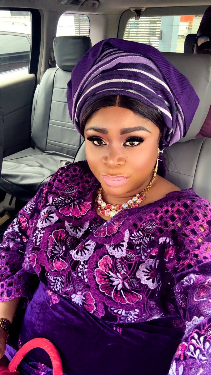 RiversYingi82's tweet photo. ✨ Regal. Bold. Unapologetically African. ✨

Draped in a stunning purple lace aso-ebi, complete with intricate floral embroidery and sequins that shimmer in the light, she sits with quiet confidence. The perfectly tied gele crowns the look—layered, structured, and powerful. https://t.co/HZJT9IlopD
