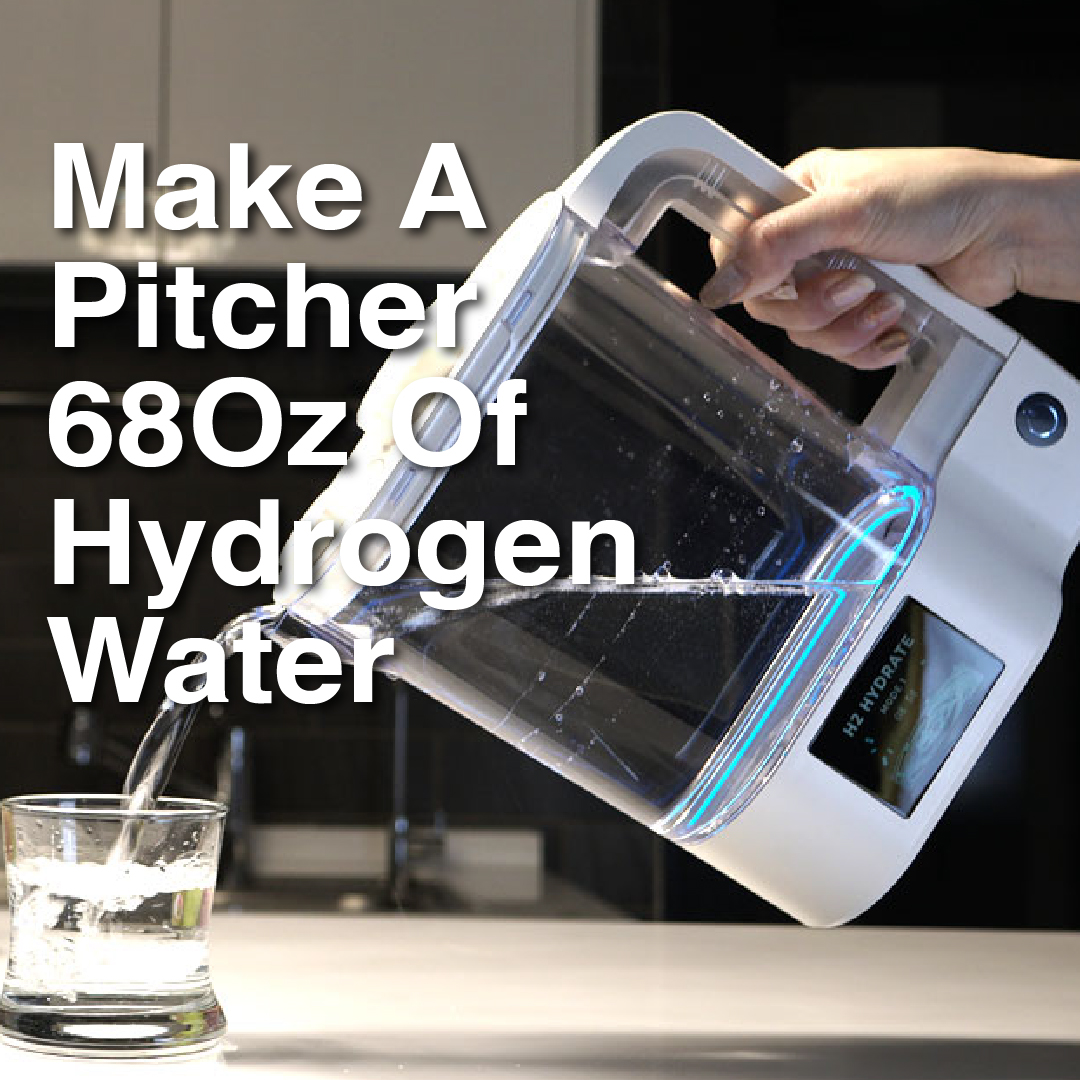 QlifeToday's tweet photo. Meet the H2 Hydrate Molecular Hydrogen Pitcher. Perfect for people who want to stay well hydrated with molecular hydrogen. The Hydrate has been tested by H2 Hubb and is 3rd party tested for high quality hydrogen levels. https://t.co/X33fn7AArS
