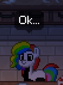 Rendim841297's tweet photo. Ima show this thread of an argument I had with myself in my dhmis rps in pony town https://t.co/zozK5wtifL