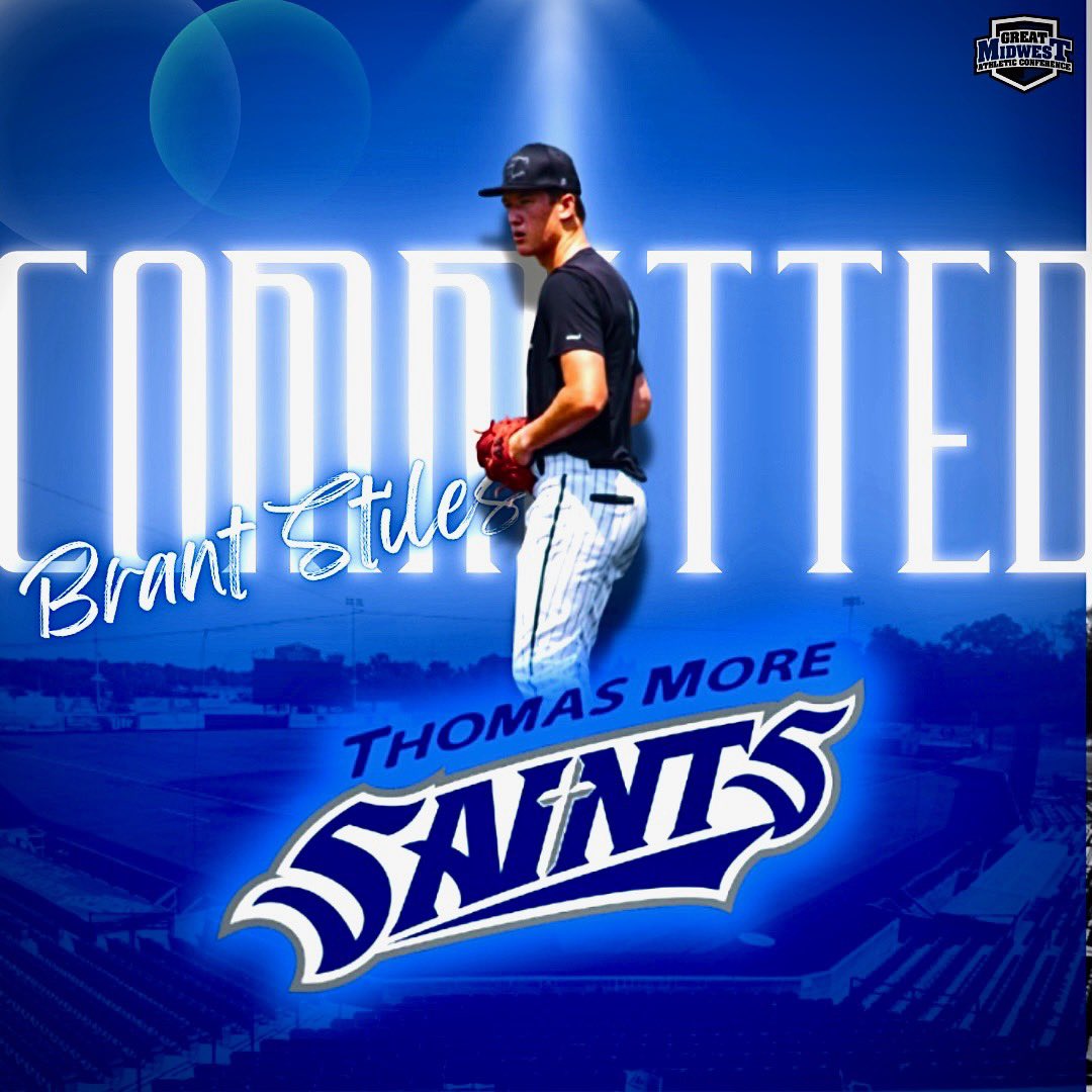 #AGTG I’m excited to announce my verbal commitment to Thomas Moore University! Thank you to <a href="/tclarkpitching/">Travis Clark</a> and <a href="/mineperformance/">Mine Performance Academy</a> for helping me through the recruiting process! Also, thank you to my coaches at <a href="/BeechwoodTigers/">Beechwood Baseball</a> for the continuous support!
<a href="/PrepbaseballKY/">Prep Baseball Kentucky</a>