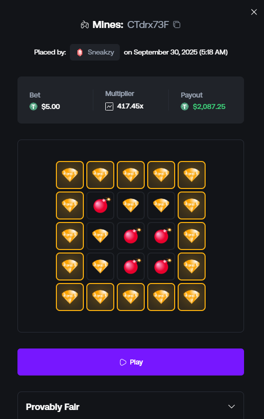 Sneakzy2's tweet image. Let's fucking gooo 5$ -> 2,000$ on @shufflecom 🤑
shuffle.com/?r=819P9FuFOu
sol addy 👇