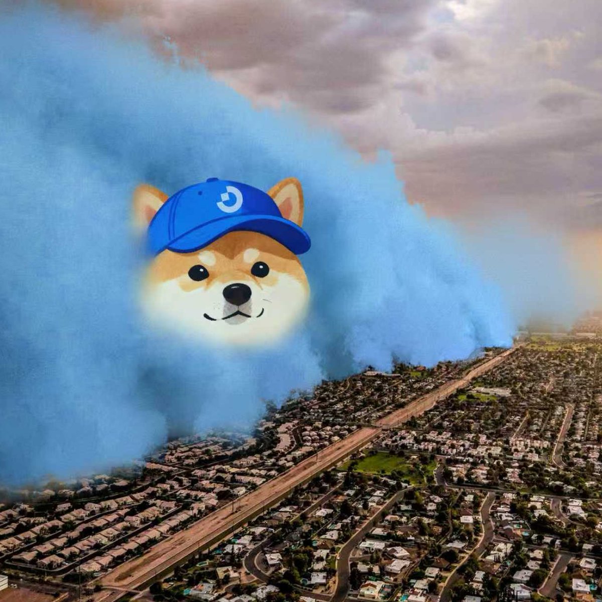 Gdog_gatefun's tweet photo. $Gdog Storm Incoming

Dark clouds roll over the city, but it’s not rain—
it’s a blue meme storm.
A doge wearing a $Gdog cap emerges from the clouds

@Gate  @GateLayer    $Gdog https://t.co/Iu4t8oLVNJ