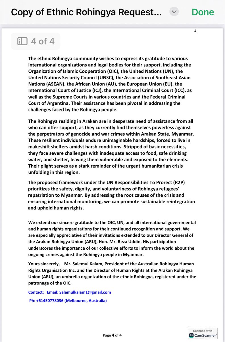 ARHOinc's tweet photo. Ethnic Rohingya are the victims of genocide in the Republic of the Union of
Myanmar, requesting the United Nations to take responsibility to protect
them from war criminals who allow and commit war crimes, ethnic cleansing,
crimes against Humanity and Genocide https://t.co/vRkujY2N2l