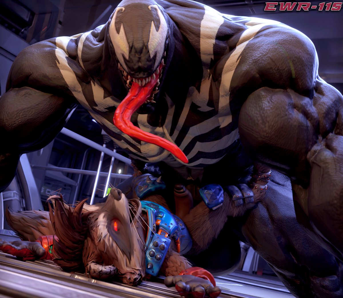 Who the flark let the symbiote free on the ship!? Now how is rocket supposed to focus on his work now when a HUGE symbiote is distracting him?

Venom and Rocket models~ <a href="/X3noLov3r/">🔞👽🕷X3ПӨLӨV3Я🕷👽🔞</a>
#nsfw #MarvelRivals #Venom #RocketRaccoon