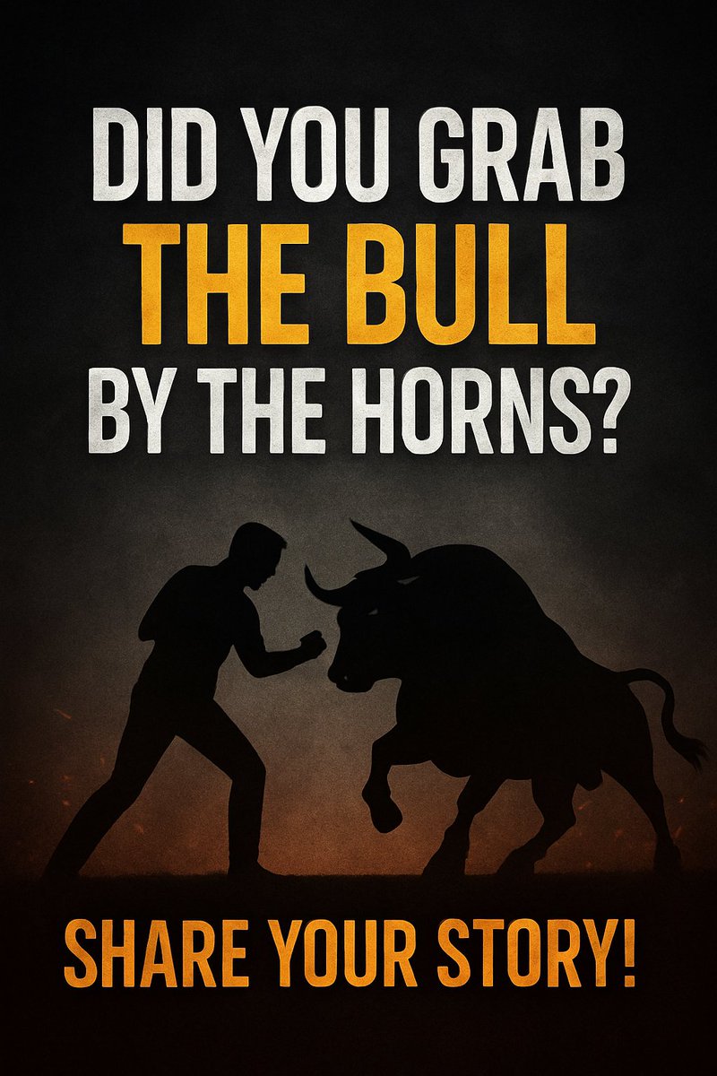 JohnnyKula's tweet photo. 🐂 Did you grab the bull by the horns?
Leadership is about stepping up, taking control, and making the decisions that move you forward.
👉 Pick up your copy @ https://t.co/6IFWFC5yBD
👉 Share your story—how are you leading today?

#ExtremeLeadership #Leadership #TakeAction https://t.co/LK7psT5xFM