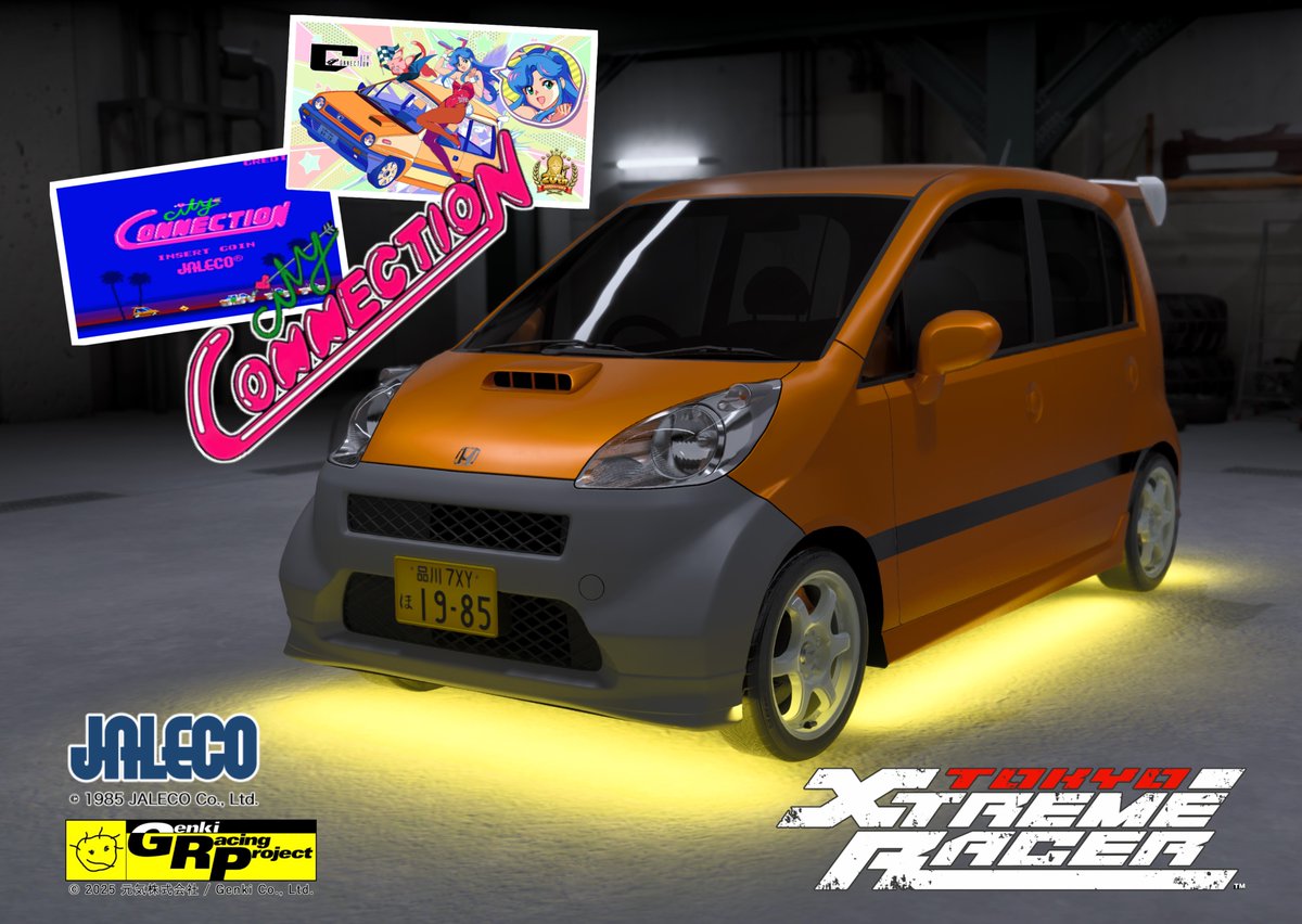 Tokyo Xtremer Racer 2025 X City Connection (1985 Jaleco Arcade Game).

- with HONDA LIFE D TURBO (JB7) '03 (the original from the 1985 game is Honda City Hatchback).

#TokyoXtremeRacer #CityConnection20thAnniversary