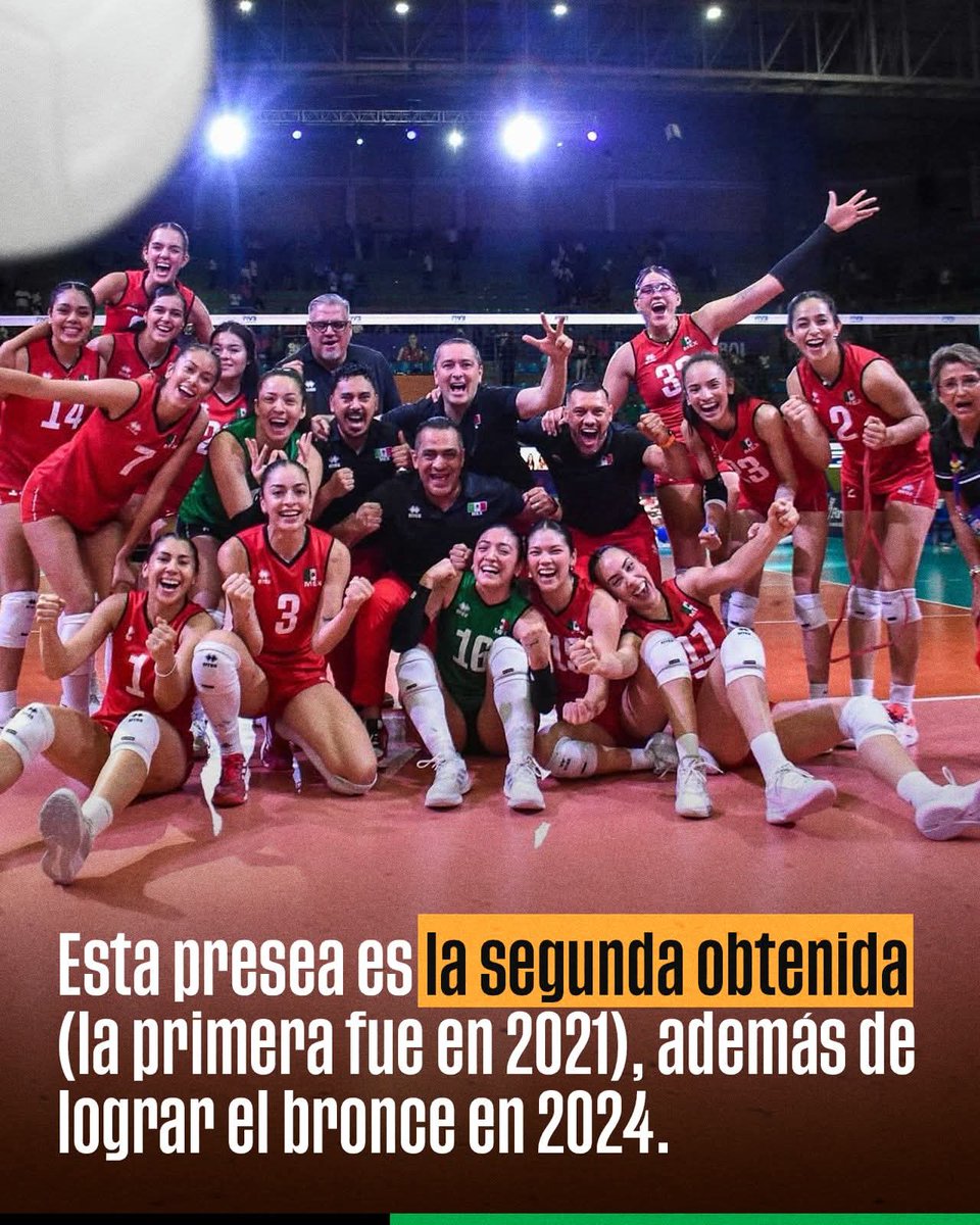 ikkosports's tweet photo. 🏐✨ El equipo femenil de voleibol conquistó la medalla de plata🥈 en la Final Six NORCECA 2025.
Además, Sofía Maldonado brilló en el cuadro ideal. ¡Felicidades a todo el equipo!

#TodosSomosOlímpicos https://t.co/lqnOdlKETp