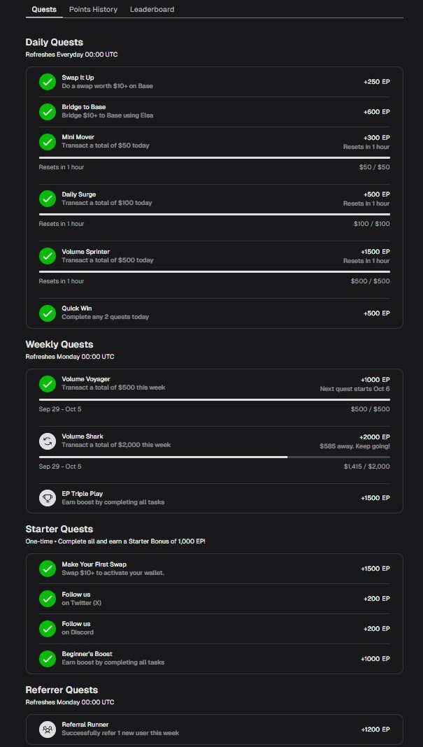 What's everyone doing on the <a href="/HeyElsaAI/">HeyElsa</a>
 app?
My daily vibe: I just noticed Elsa handles on-chain transactions using simple language.