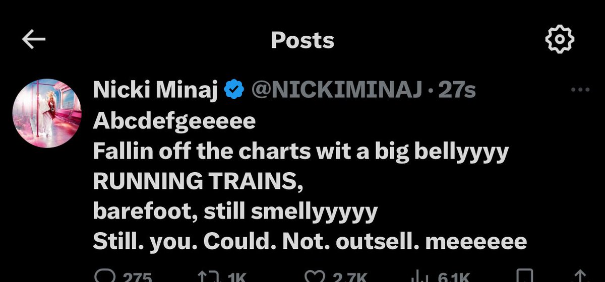 ArmonWiggins's tweet photo. Yall gotta get into the 

Still. you. Could. Not. Outsell. meeeee

Like read that outloud in Nicki Minaj voice it’s  the cleverness for me and dramatics! https://t.co/ygnnhJ4bVg