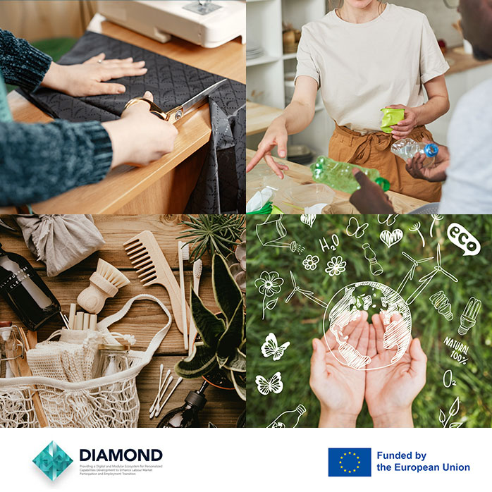 Diamond_Empower's tweet image. 🌱 Which green skills matter most to you?
Repairing clothes, passing on traditions, creating durable products, or changing our daily habits?
Leave a comment below!
Learn more: diamond-empower.eu
#DIAMONDProject #REA #HorizonEU