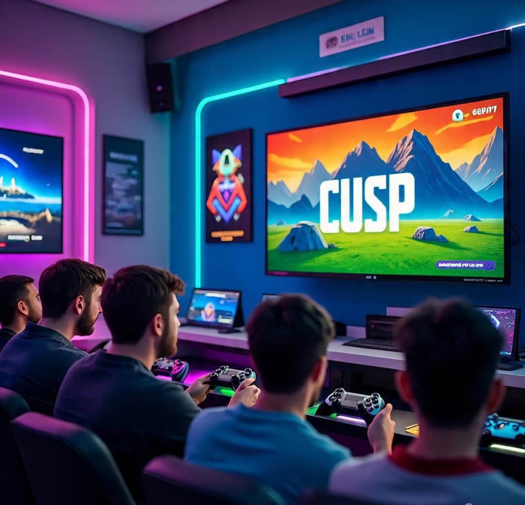 Cuspcommunity's tweet photo. We’re bringing the fun straight to your doorstep with a community-driven, peer-to-peer gaming vibe where everyone can join in. Whether you’re a student, a 9-5er, or even a parent looking to share some laughs with your kids—Cusp makes it easy to connect, play, and have a blast.

It’s not just about the games (though we’ve got plenty of those 😉). It’s about the people—meeting new friends, teaming up with neighbors, and creating those “one more round” moments we all love. From casual fun to all-night battles, Cusp is where the community comes alive.

No matter your age or background, if you love gaming, there’s a place for you here.