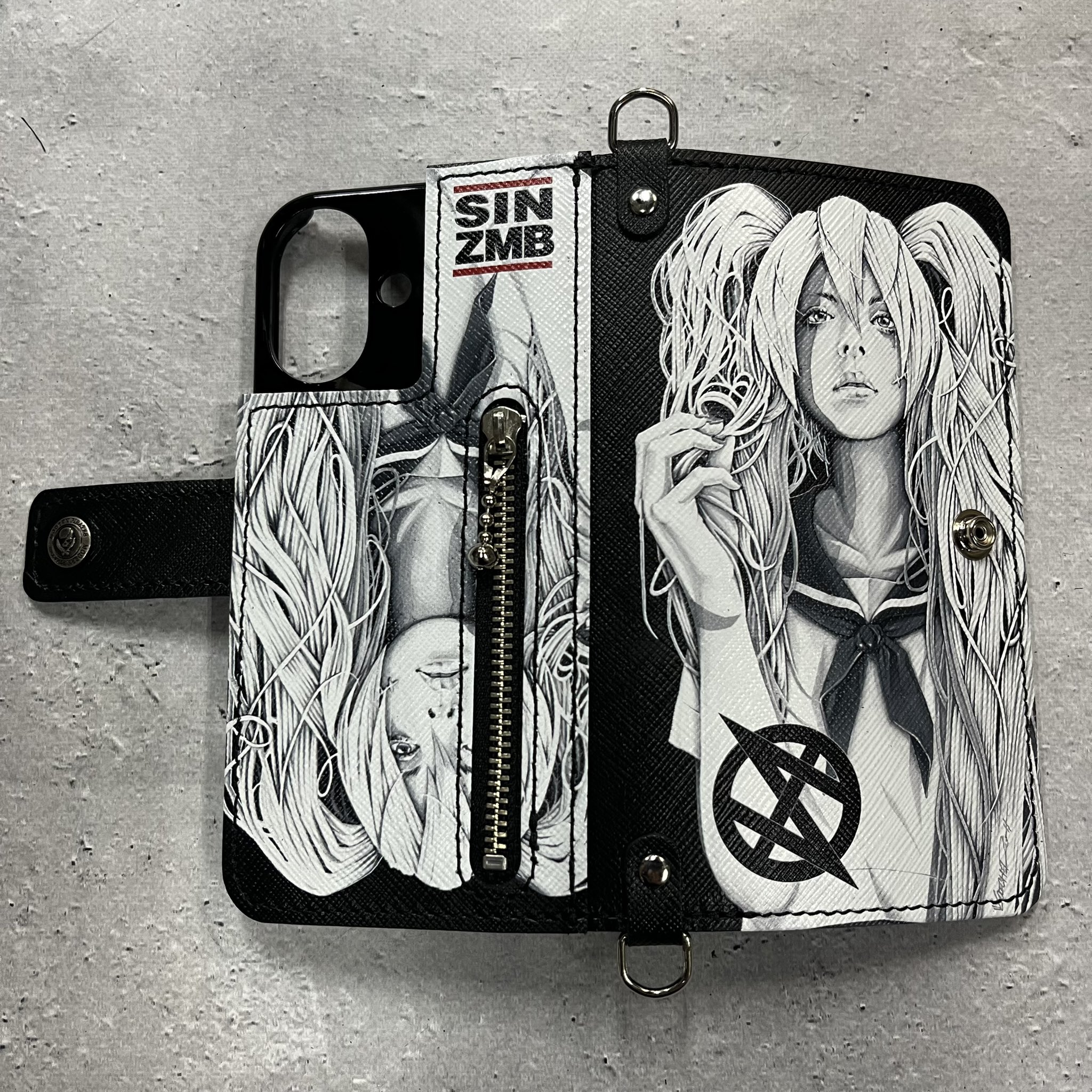 GLAY　HISASHI MODERNPIRATE　iPhone　スマホケース HISASHI×MP Shellwork iPhone Case / 無線宅録 Design