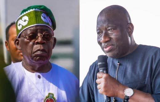 itsenyabi's tweet photo. "We welcome Jonathan to the 2027 race, but the court will decide if someone who was sworn in twice as president satisfies the constitutional requirements and is eligible to contest the presidency presidency and be sworn in, if successful, for a third term in office.”
— Presidency https://t.co/zPdR9YXuA6