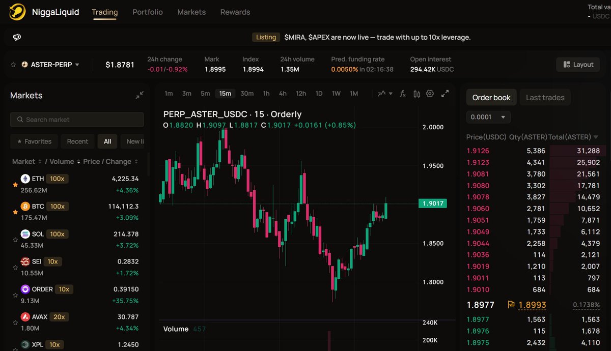 niggaliquid isn’t just a meme — it’s a working perps DEX 🤯 $NL

This is what the future of finance looks like.