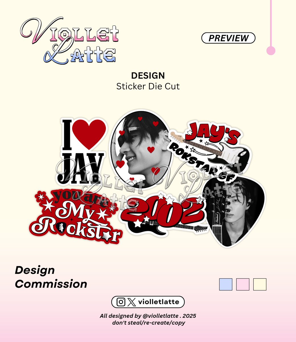 violletlatte's tweet image. ⚊ result #resultviolletlatte

• Sticker Die Cut (2)

designed by @violletlatte 
thank you for order!

 #zonauang #designcommission