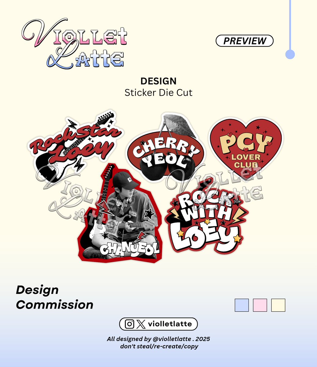 violletlatte's tweet image. ⚊ result #resultviolletlatte

• Sticker Die Cut (2)

designed by @violletlatte 
thank you for order!

 #zonauang #designcommission