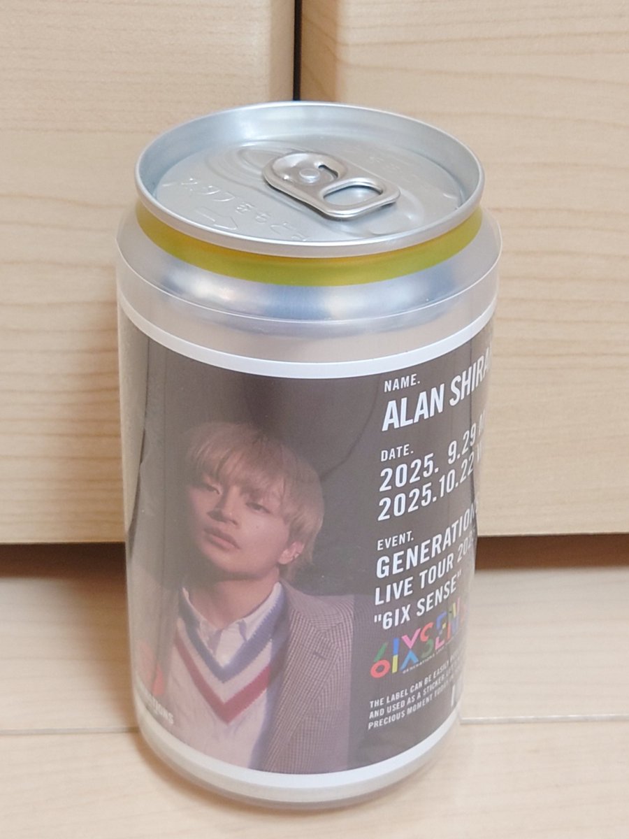 GENERATIONS ラベル缶