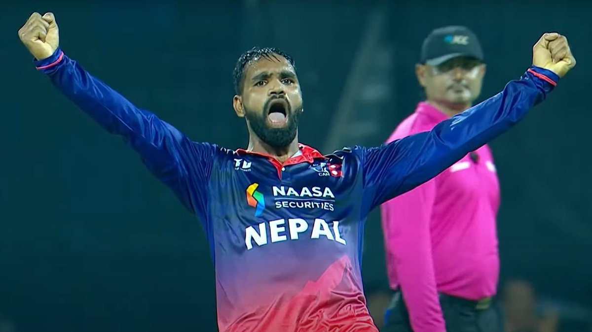 I strongly believe in comebacks—coming back stronger and conquering.  
Mohammad Aadil Alam, you proved it last night!  
Big congratulations to you and the entire Nepal Cricket Team!