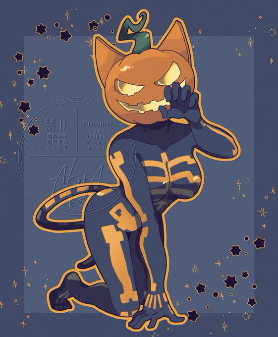 pumpkin cat girl #フォートナイト #フォートナイトイラスト #Fortnite #FortniteArt