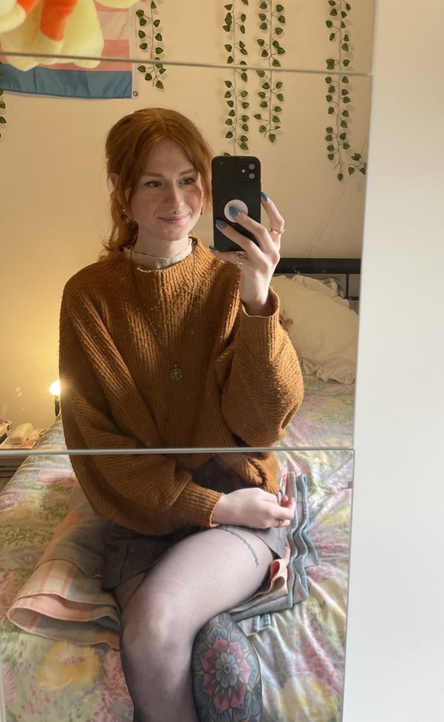 i literally look like this now btw! it’s called a transition for a reason