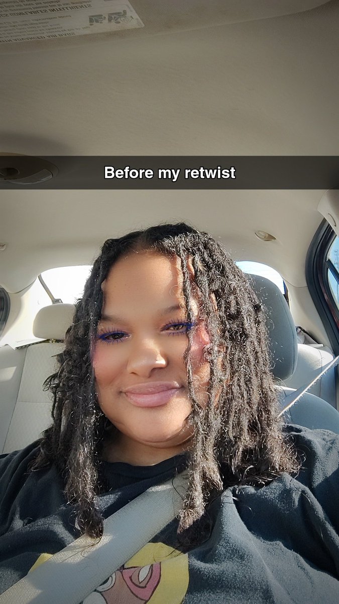 ladeetee75's tweet photo. My before and after retwist 
#locjourney 
#SelfLove #SelfCareMatters https://t.co/BUxsthLXev