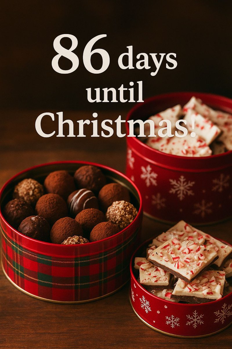 86 days until Christmas!
#Christmas2025
