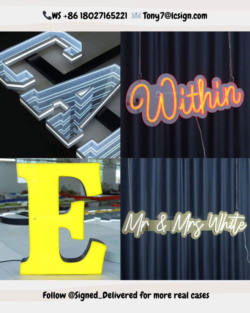 LCSignOfficial's tweet image. 💡15 years experience

👉Get a free quote: wa.link/cfjrkm
🎁Discount NeonSign is on sale: shop.lcsign.com/neon-sale-sakry
🌟Discount Code: WELCOME5

#lcsign #ledletter #neonsign #lightbox #businesssign #business #storesign