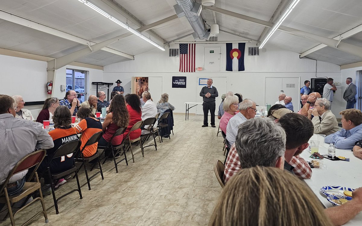 DustyAJohnsonCO's tweet image. Great turnout tonight at the Morgan County Post-#COLeg Session Recap &amp;amp; Soup Supper! Thank you to everyone who took the time to #ComeToTheTable, as a community, to share a meal &amp;amp; join the discussion about what is going on in our county &amp;amp; state. #HD63 #CowsCopsCoffee #WeThePeople