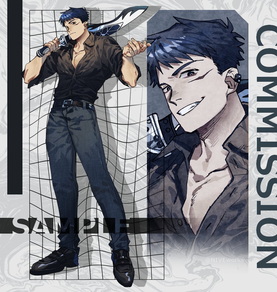 NIVEworks's tweet photo. ご依頼ありがとうございました 
 ▷鼠色猫様 【#nezumiironyanko】
#つなぐ #commission https://t.co/Bi6JOiU9xn