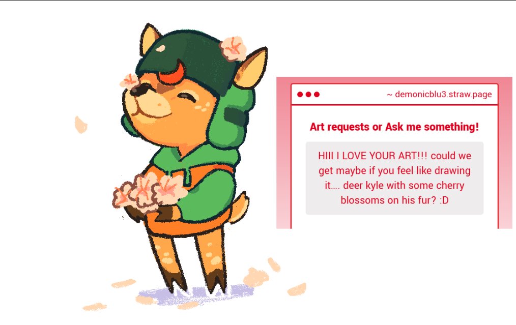 Thankyouu!!!!! 
Deer kyle  it's the most beautiful thing in the world.